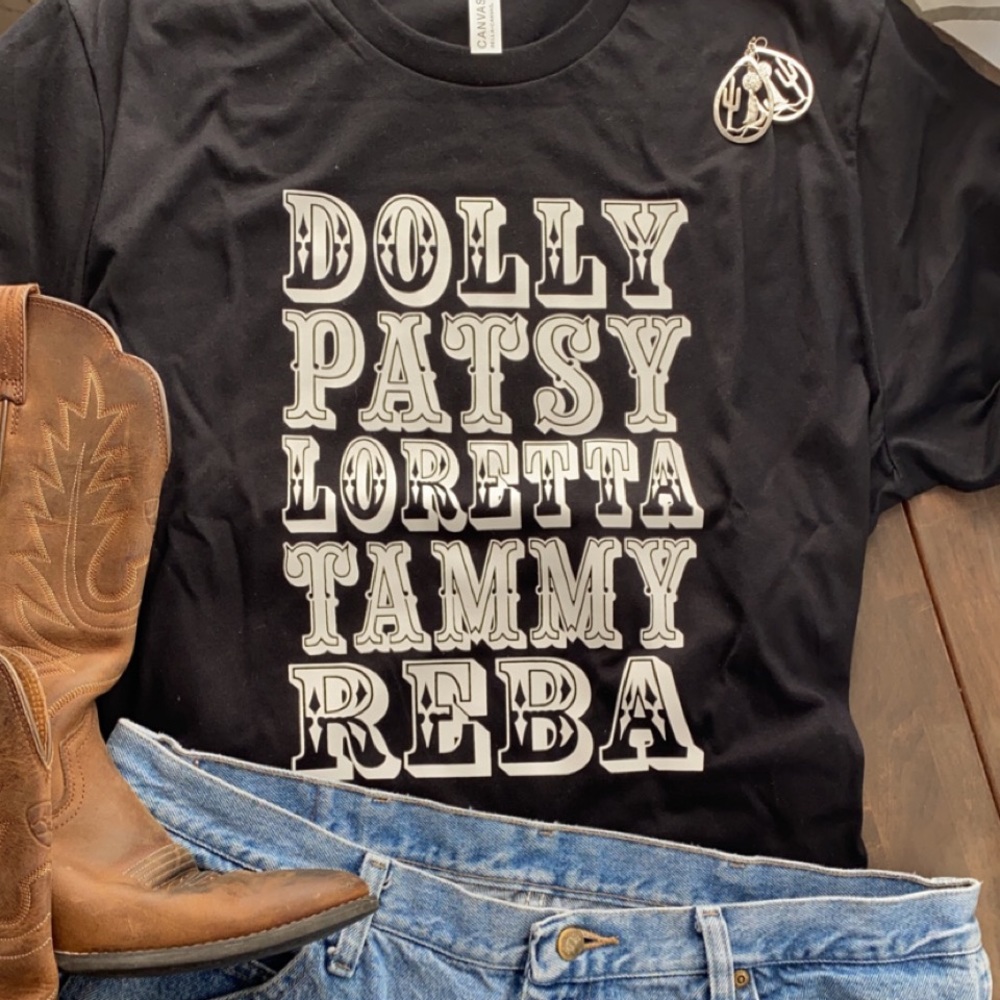 Iconic women of country tee